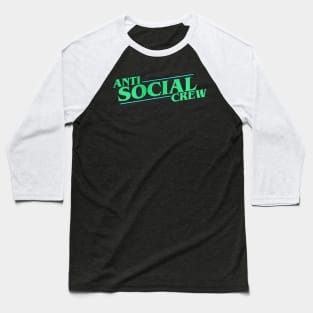 Anti Social Crew Logo Baseball T-Shirt